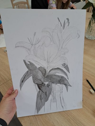 Zajęcia plastyczne - rysunek z natury